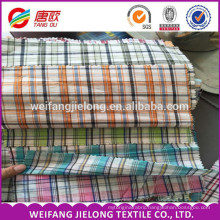 2016 High Quality Breathable Yarn Dyed Plaid 100 Cotton Fabric For T-Shirt 100% cotton yarn dyed checks fabric for T-Shirt